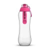 Butelka z wymiennym filtrem 500 ml różowa - Dafi