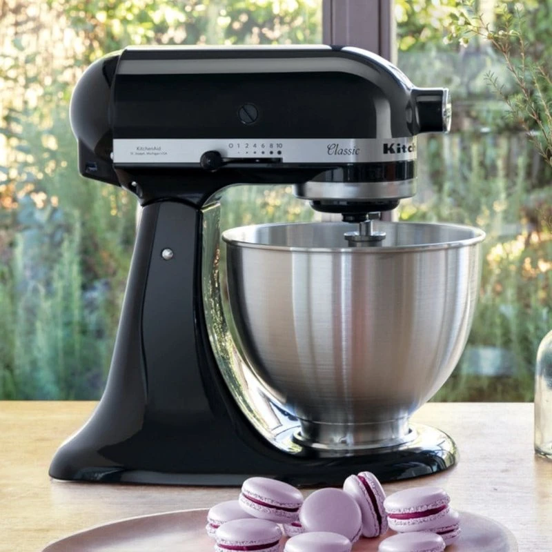 Mikser planetarny KitchenAid Classic 4,3 l 5K45SSEOB, czarny, zdjęcie 1