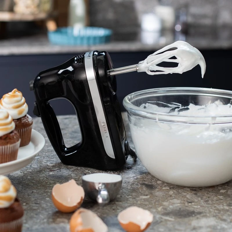 Sześciobiegowy mikser ręczny KitchenAid 5KHM6118EOB, czarny, zdjęcie 2