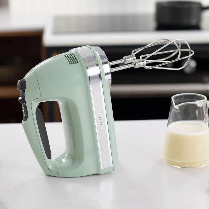 Dziewięciobiegowy mikser ręczny KitchenAid 5KHM9212EPT, pistacjowy, zdjęcie 2