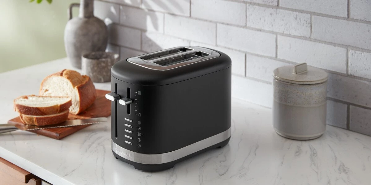 Toster KitchenAid na 2 kromki z manualnym sterowaniem 5KMT2109EBM, czarny mat, zdjęcie 1