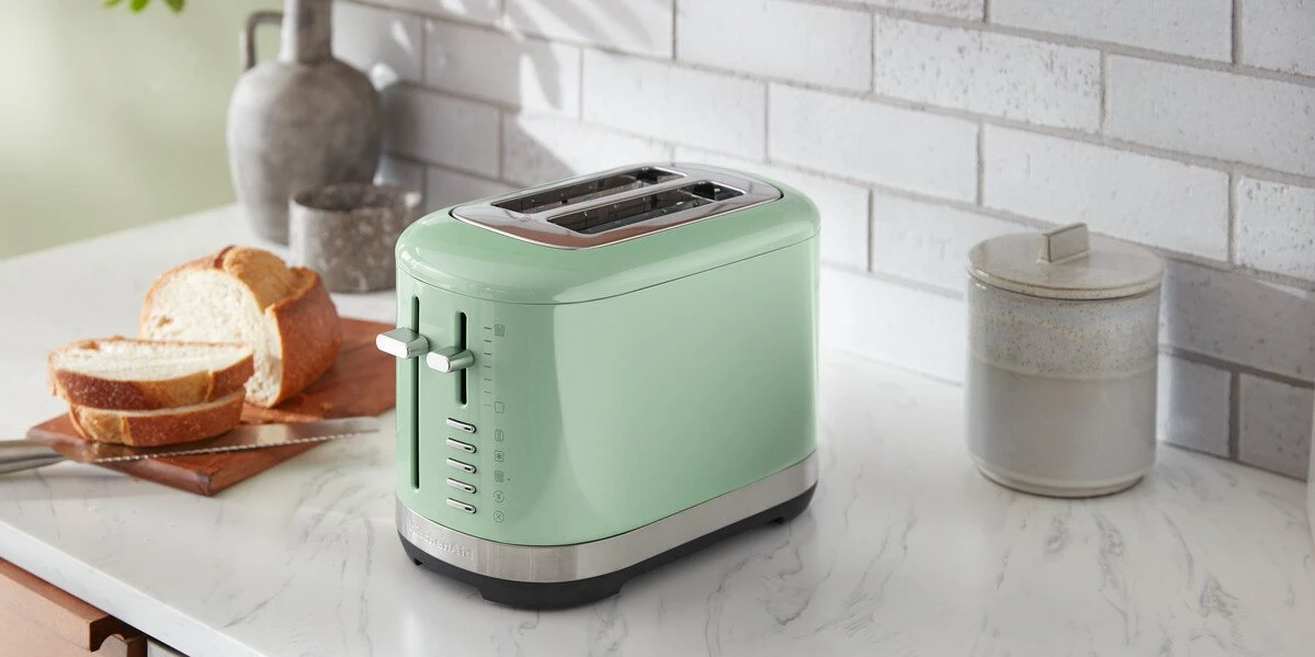 Toster KitchenAid na 2 kromki z manualnym sterowaniem 5KMT2109EPT, pistacjowy, zdjęcie 2