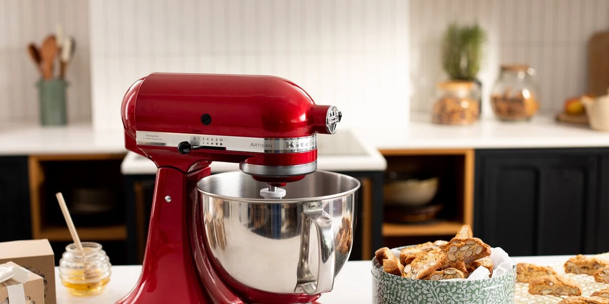 Mikser planetarny KitchenAid Artisan 5/175 5KSM175PSECA, czerwony karmelek, zdjęcie 3