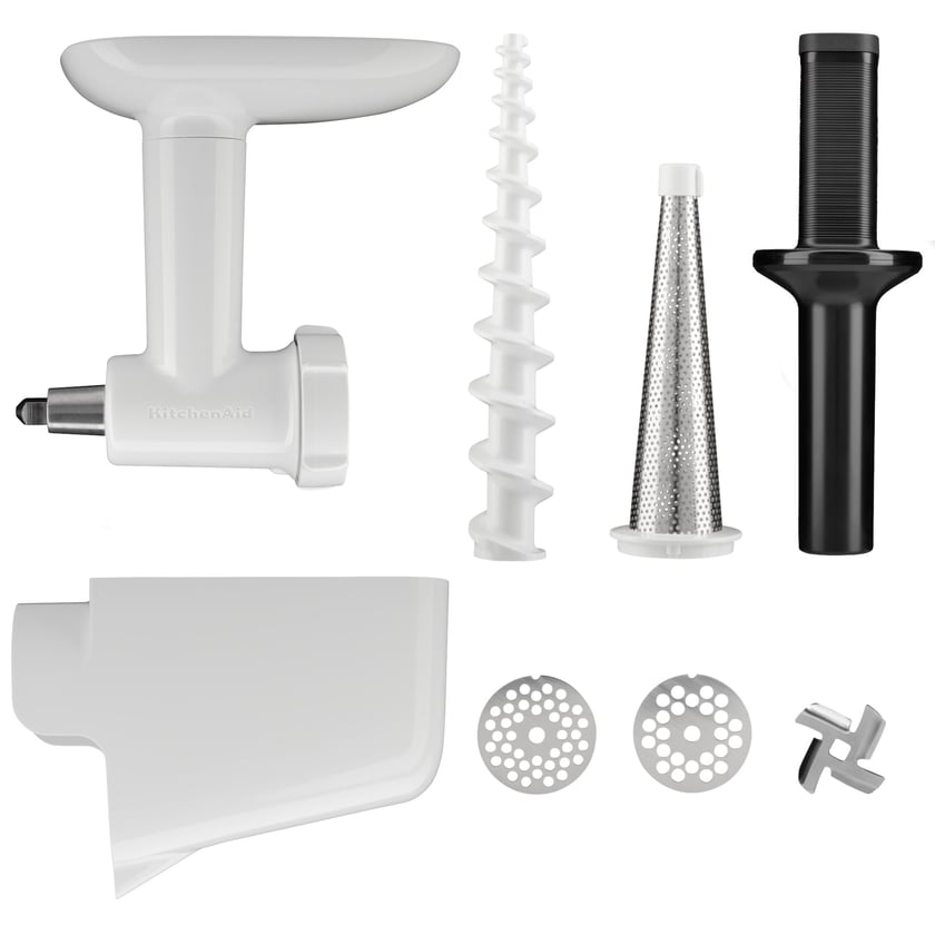 Maszynka do mięsa z przecierakiem KitchenAid 5KSMFVSFGA, wyposażenie