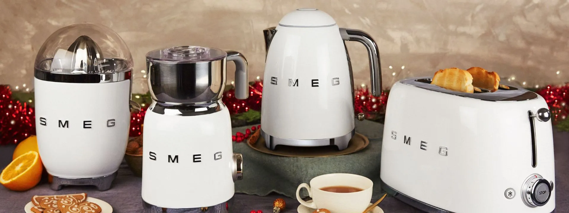 Promocja na zestawy Smeg - czajniki, tostery, blendery w stylu retro