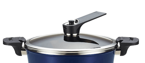 HAPPYCALL IH Garnek Próżniowy Vacuum Pot 28cm / 9l - granatowy