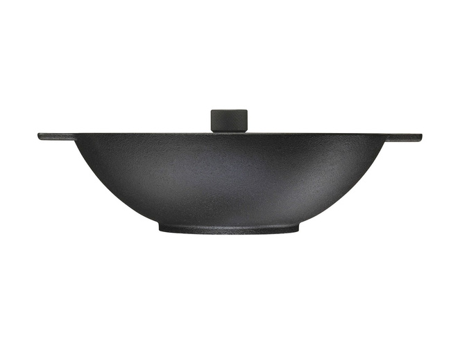 Noir Wok żeliwny - 34 cm, Czarny - Skeppshult