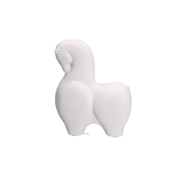 Figurka dekoracyjna koń Rituali Domestici Noinonnitriamo, ceramika, 23 cm