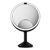 Lustro kosmetyczne Simplehuman Sensor Mirror Trio Max ST3067, 25 cm, matowa czerń