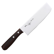 Nóż Nakiri Masahiro MSC 16 cm do warzyw, rękojeść z drewna różanego