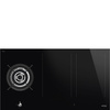 Smeg - Płyta kuchenna Classica Pm3953d Czarne szkło