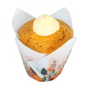Pme Papilotki tulipanowe do muffinek - Białe kwiaty (24 sztuki)