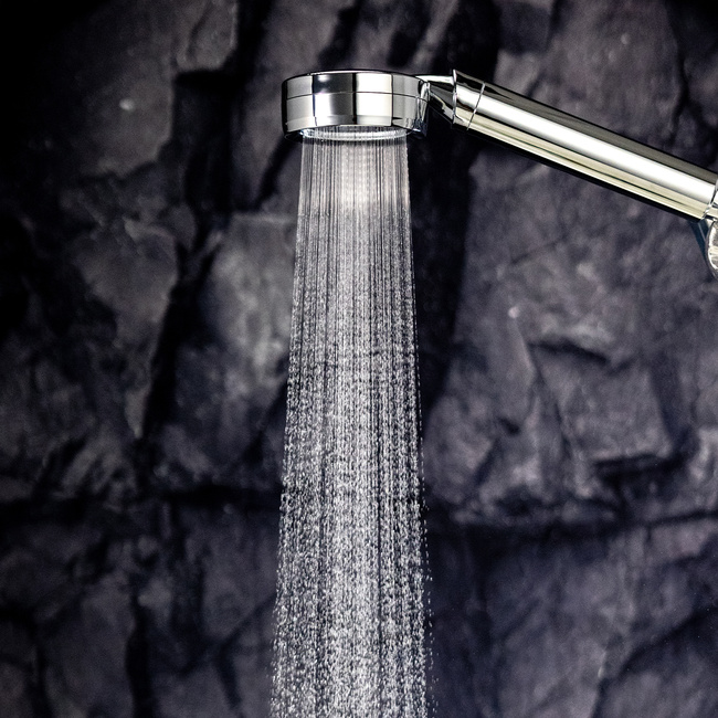 Słuchawki prysznicowe z trzema filtrami Aro Vita C chrom 90 mm - Water Lab