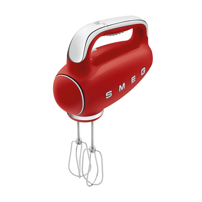 Smeg - Mikser ręczny, czerwony 50's Style HMF01RDEU Czerwony