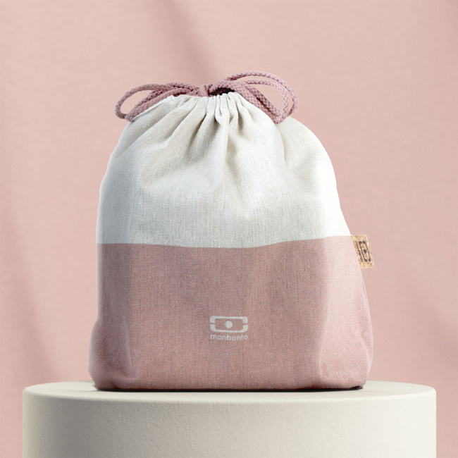 Monbento torba na lunchbox Pochette - Rose Natural