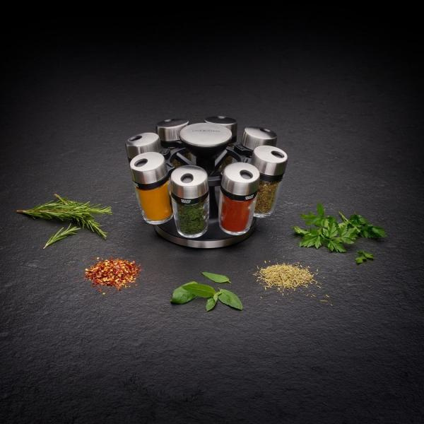 Przyprawnik- Karuzela Premium z 8 Przyprawami - Cole&Mason