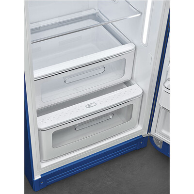 Smeg - Chłodziarko-zamrażarka wolnostojąca FAB28RBE6 50'S STYLE - niebieski