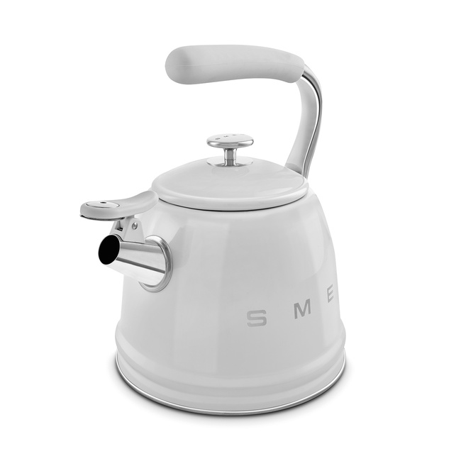 Smeg - 'Czajnik z jednotonowym gwizdkiem Wkf01ss 50's Style