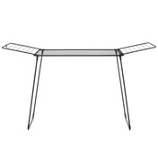 Suszarka stojąca Brabantia HangOn Too 22 m na dwa wsady, Matt Black