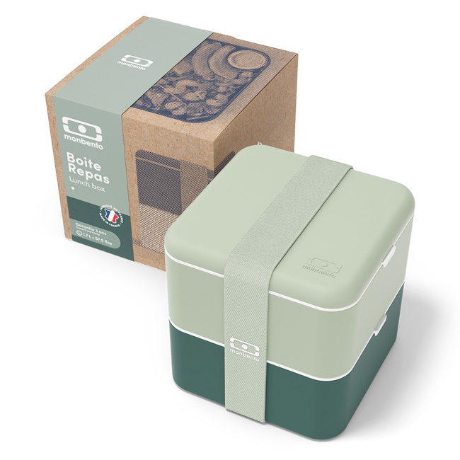 Monbento Original Square Lunchbox 1,7L Natural Green