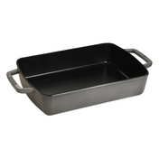 STAUB Naczynie do zapiekania 30 x 20 cm żeliwne Graphite Grey Staub