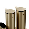 Zestaw dozowników do mydła Simplehuman ST1113 z organizerem, 2 x 414 ml, matowe złoto