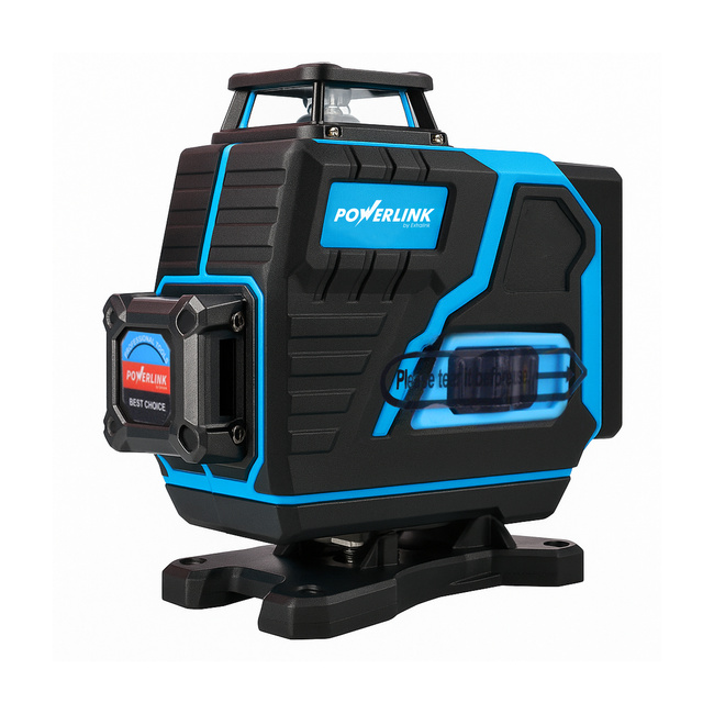 Poziomica laserowa Extralink Powerlink PWL-4D16, 16 linii 4D, z pilotem i statywem