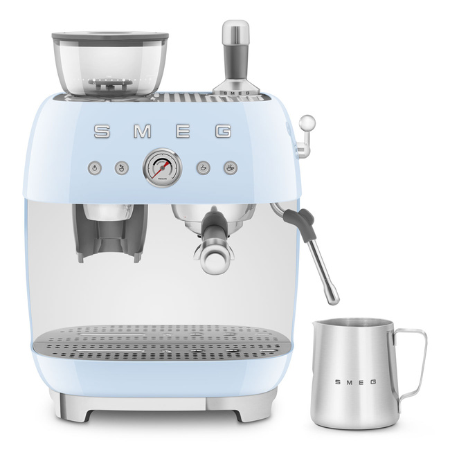 Smeg - Ekspres do kawy EGF03PBEU 50's Style - niebieski