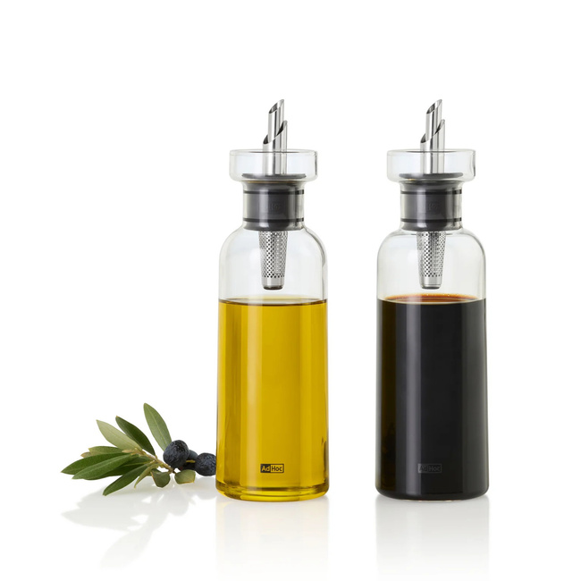 Zestaw 2 Dyspenserów Do Oliwy/Octu Aroma Pour 300ml - Adhoc