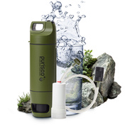 Extralink Purisoo+ zielona butelka 400ml z systemem filtrującym UF Acf pompką