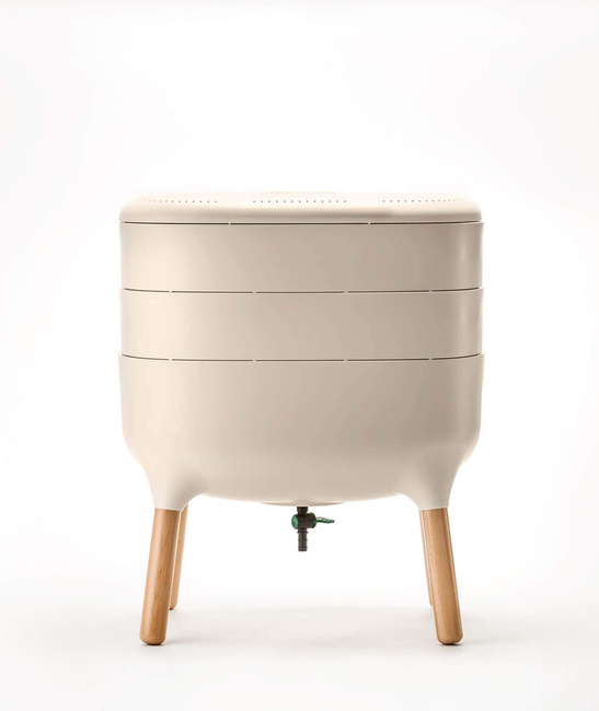 Kompostowniki domowe 50 x 38 cm Urbalive beżowe