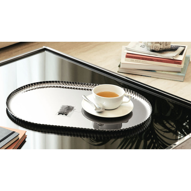 Taca ze stali nierdzewnej pleats - Alessi