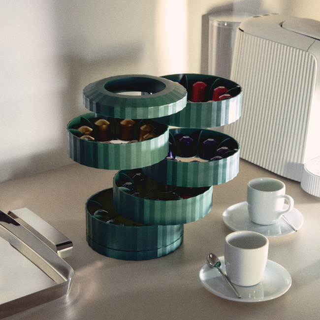 Pojemnik Na Kapsułki Do Kawy Espresso, Zielony - Alessi