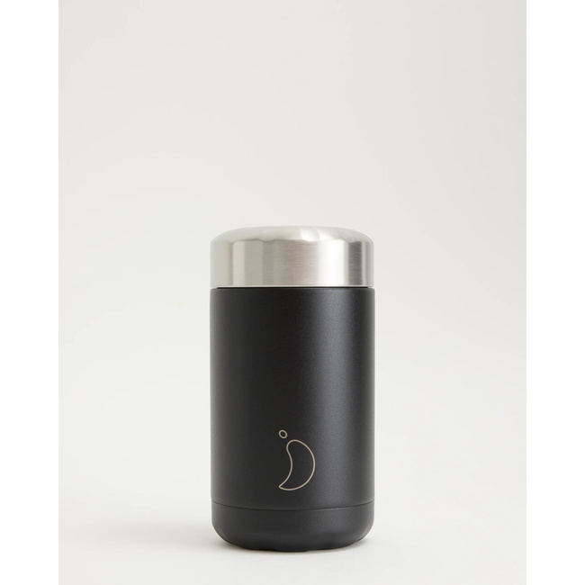 termosy obiadowe do żywności 500 ml black - Chilly's Bottles