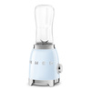 Smeg - Blender mini, Pastelowy błękit 50's style PBF01PBEU pastelowy błękit.