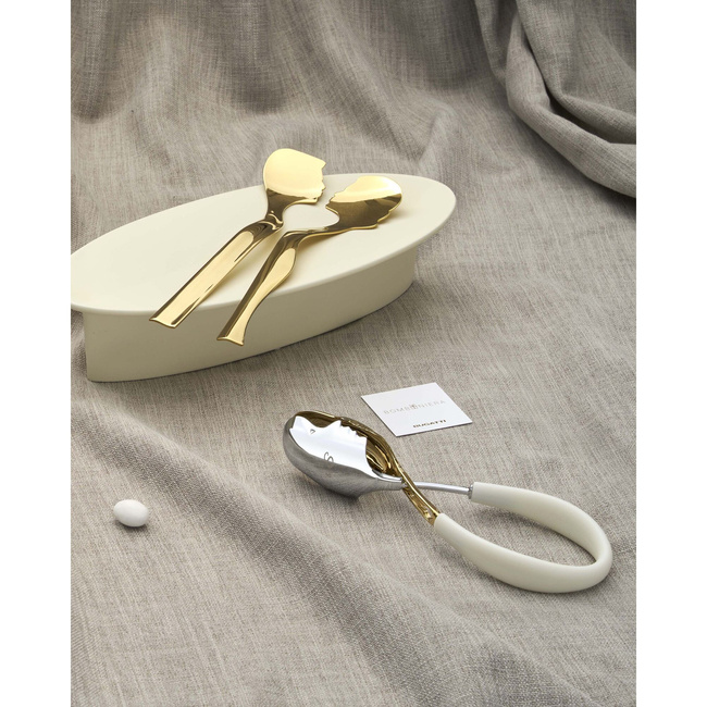 Abbraccio Zestaw Łyżek Do Sałaty Złoty - Bugatti