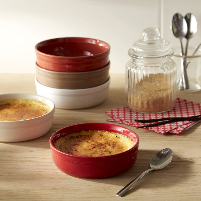 Zestaw dwóch miseczek Creme Brulee - Czerwony - Emile Henry