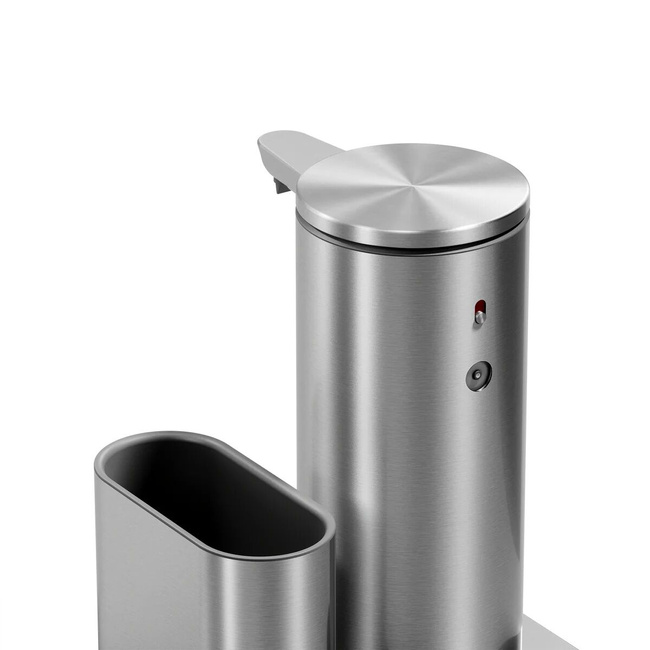 Automatyczny dozownik do mydła Simplehuman ST1086 z organizerem, 266 ml, stal szczotkowana