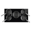 Smeg - Płyta indukcyjna, 90 cm, prosta krawędź Universal Si1m4954d Czarne szkło.