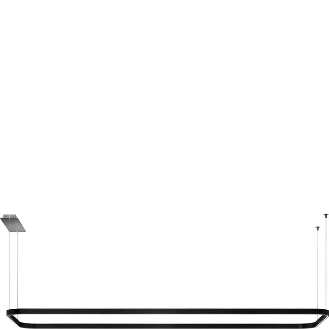 Lampy wiszące 180 cm czarne Isola LSLS18MB