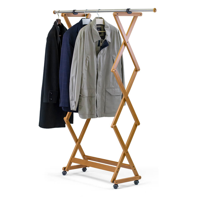 Arredamenti Felix Wieszak na ubrania - 140 x 32 cm, Brązowy