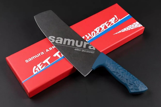 Samura Arny Chiński Tasak Kuchenny Stonewash Ostrze 20.9 cm