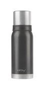 Termosy turystyczne z 2 kubkami 1L Fuori grafitowy - Vialli Design