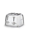 Smeg - Toster, Cztery Kromki, Chrom 50's Style Tsf03Sseu Chrom
