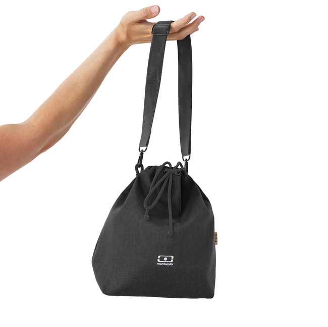 Lunchbag termiczny z paskiem Fresh Black - Monbento