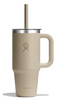 Kubek termiczny Hydro Flask Travel Tumbler 24 oz (710 ml) z uchwytem i słomką, Oat