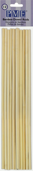 Pme Bambusowe Wsporniki Do Tortów (12 Sztuk) 30.5 Cm