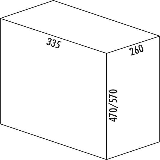 Kosz na śmieci szufladowy Bio Single 30 DT 32l - Wesco