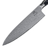 Shiori - 3-Set Kuro Murō + Santoku + Sifu - Zestaw Trzech Noży Ze Stali Damasceńskiej