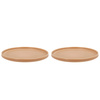 Talerze porcelanowe Villa Collection Fjord 21 cm, kremowe, 2 sztuki